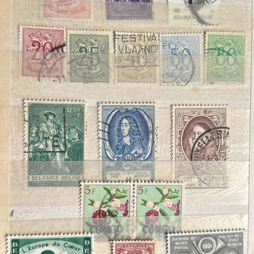Lot of 320 stamps used and mint from multiple countries since 1911
