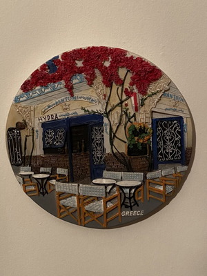Decorative 3D Wall Plate Hydra Kantouni 21cm like new