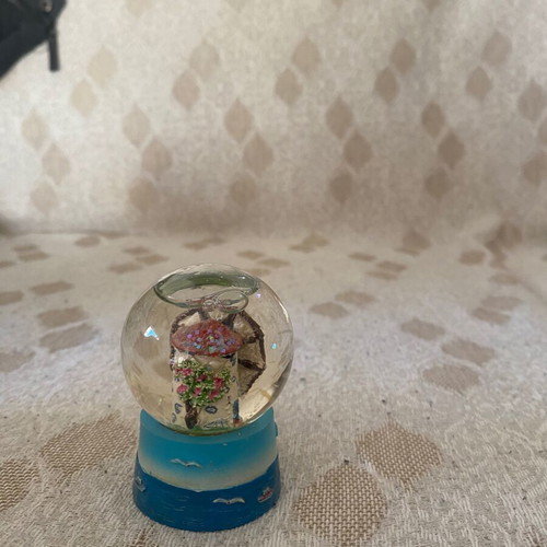 Water ball with windmill used with rhinestones