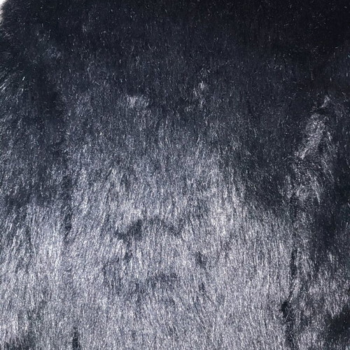 Fur vest Bershka like new, black, size S