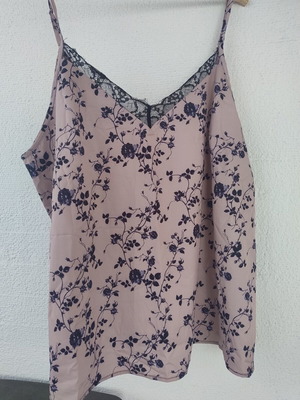 Shein women's pink summer lace camisole top XXL new