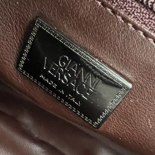Gianni Versace vanity case used, purple