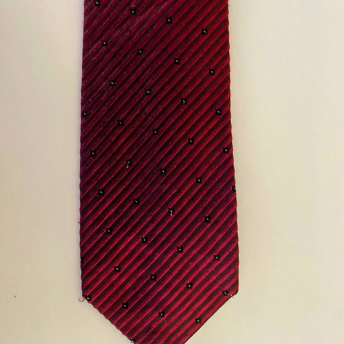 Sindor tie burgundy with micro pattern like new