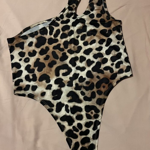 Leopard Body Hoermanseder new, size L, black and beige