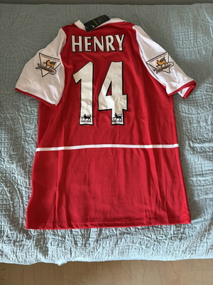 Arsenal Home Jersey 2003/04 Invincibles Henry #14 Large
