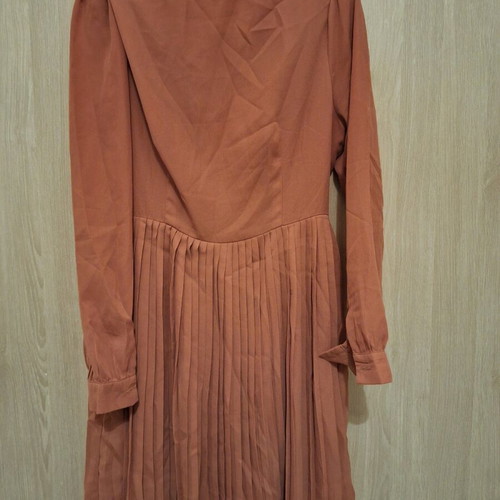 Asos dress with built-in bow like new, pink, size M
