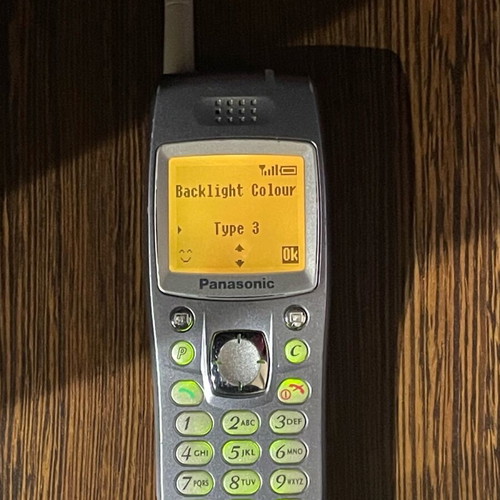 Panasonic GD-93 used phone with original charger and color display