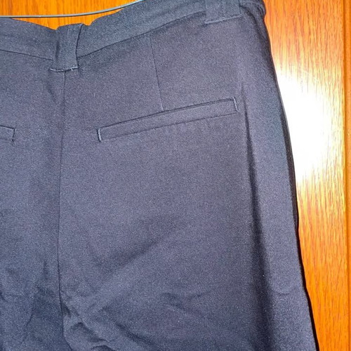 Bershka black fabric office pants like new, size 38