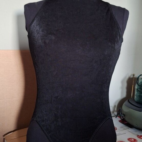 Vintage 80s Black Body Size S used