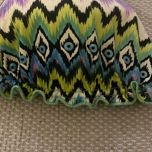 Kayak triangle bikini top used, multicolor, sizes S M