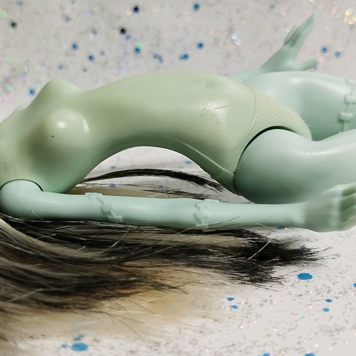 Monster High Frankie Stein doll used nude with flaws