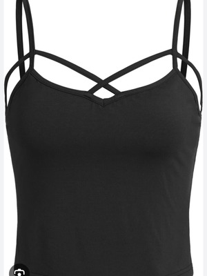 Strap top like new, one size, cotton fabric