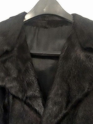 Vintage fur jacket black like new