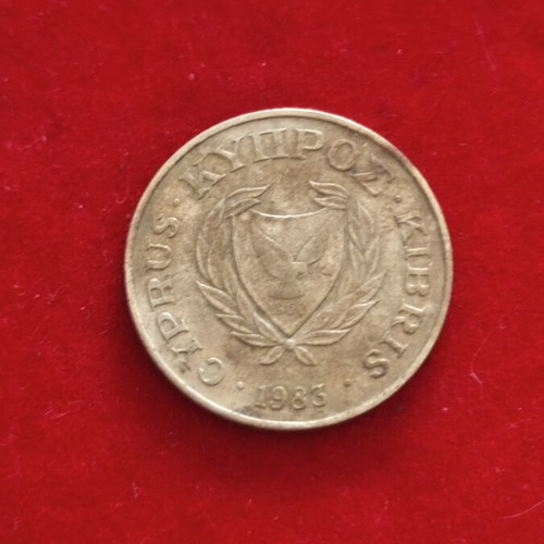 Cyprus 10 Cent Coin used