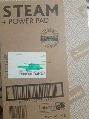 Vileda Steam Power Pad new in original sealed packaging