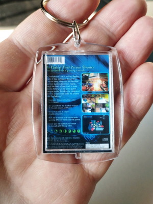 Time Splitters PS2 acrylic keychain