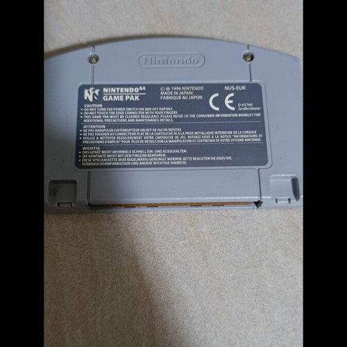Super Mario 64 Nintendo N64 game cartridge