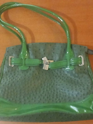 Leather Handbag large like new