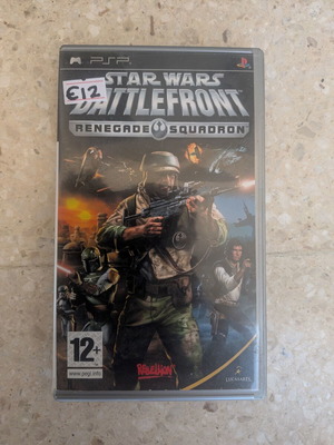 Star Wars Battlefront Renegade Squadron PSP game used