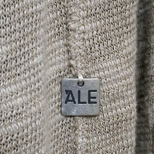 Beige A.L.E. cardigan like new with hood, size M
