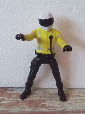 Police figure DT983 used, height 12 cm