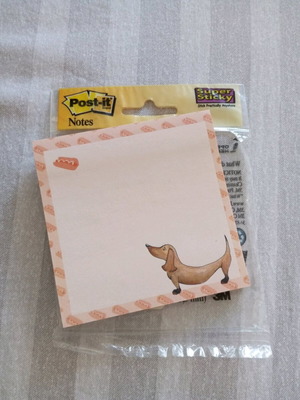 Post-it Pet Art collectible sticky notes like new