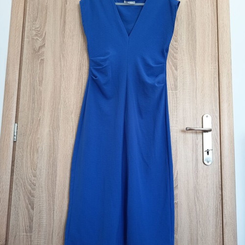 Zara midi dress size S like new, blue