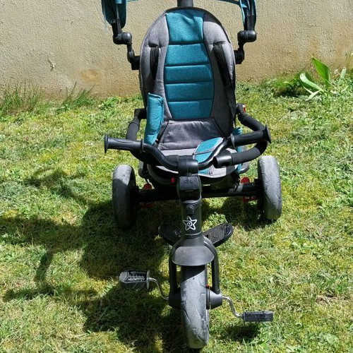 Bebe Stars tricycle used with sunshade and parent handle