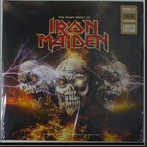 The Many Faces Of Iron Maiden 2x έγχρωμα βινύλια LP συλλογή καινούργια