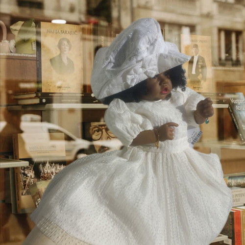 Angel Wings Baptism Dress 18 M with Tulle and Hat new