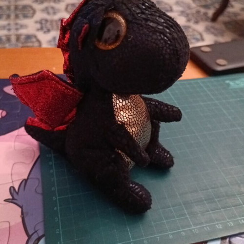 Grindal the Dragon-Unicorn plush toy from Ty Beanie Boos series