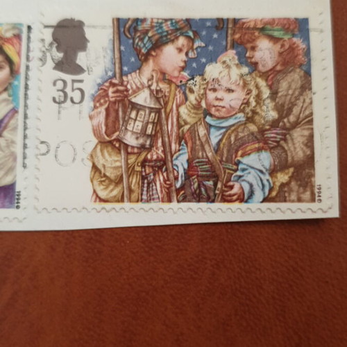 1994 GB Xmas 25&35p stamps used