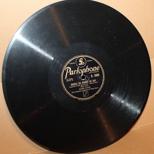 Parlophone 78 RPM Elton Hayes Riddle De Diddle De Day used