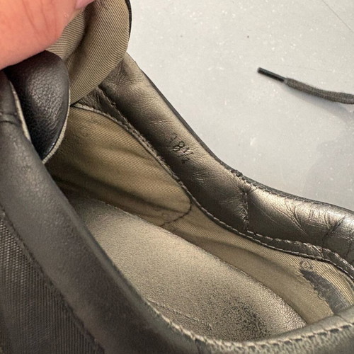 Hogan sneakers μαύρα μεταχειρισμένα, νούμερο 38,5-39, φαρδιά γραμμή