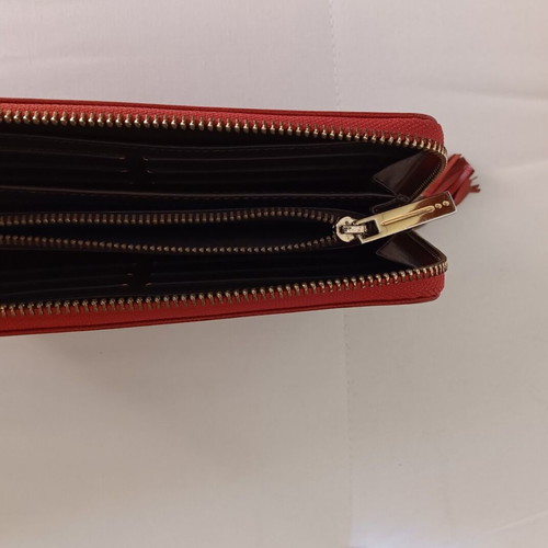 UTERQUE leather wallet red like new