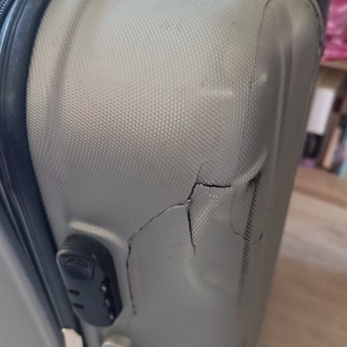 Suitcase Forecast refurbished, large, gray