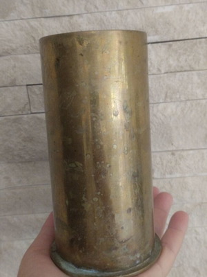 Brass 1909 Vintage Casing 16 cm length Like New