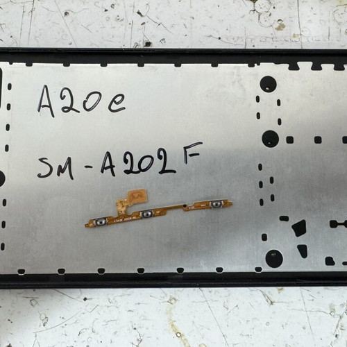 Samsung Galaxy A20e SM-A202F frame and side button flex used