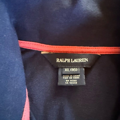 Ralph Lauren polo shirt blue like new, women's or kids'