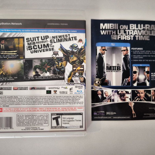 MIB: Men in Black Alien Crisis PS3 game