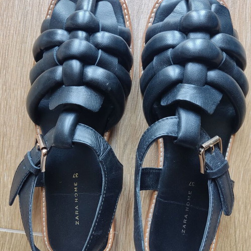 Zara Home cage sandals used, soft leather size 37