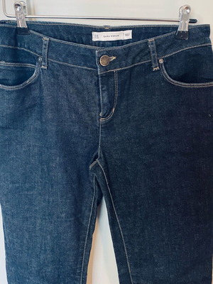 Zara Jeans cotton pants in straight slim fit like new, blue