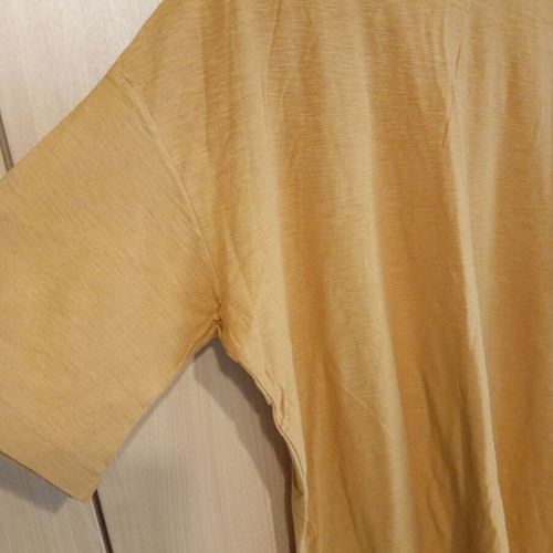 Oversized T-shirt Zara μέγεθος L σαν καινούργιο, μουσταρδί