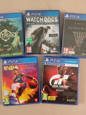 Παιχνίδια PlayStation 4 σαν καινούργια, πακέτο 5 τεμαχίων