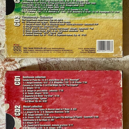 Favourite Classics 2 Triple CD Music Packages like new, classical