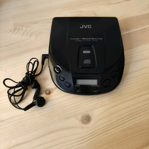 JVC CD player XL-P31 with headphones