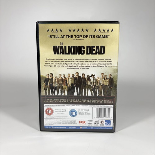 The Walking Dead The Complete Fifth Season DVD used with English subtitles