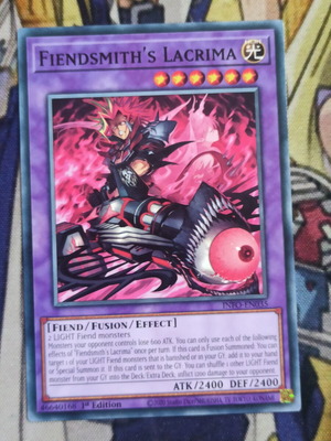 Fiendsmith's Lacrima Fusion Monster κάρτα σαν καινούργιο