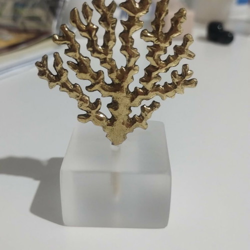 Panagiotis Tzafolias Micro Sculpture Coral with Plexiglass Base, New