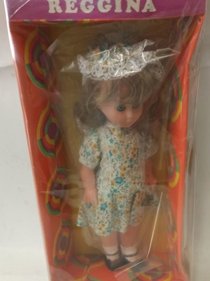 Reggina doll by Plaggona used, 1970s vintage
